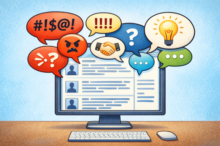 Opiniestuk: Sluit het online debat niet. Maak het beter.